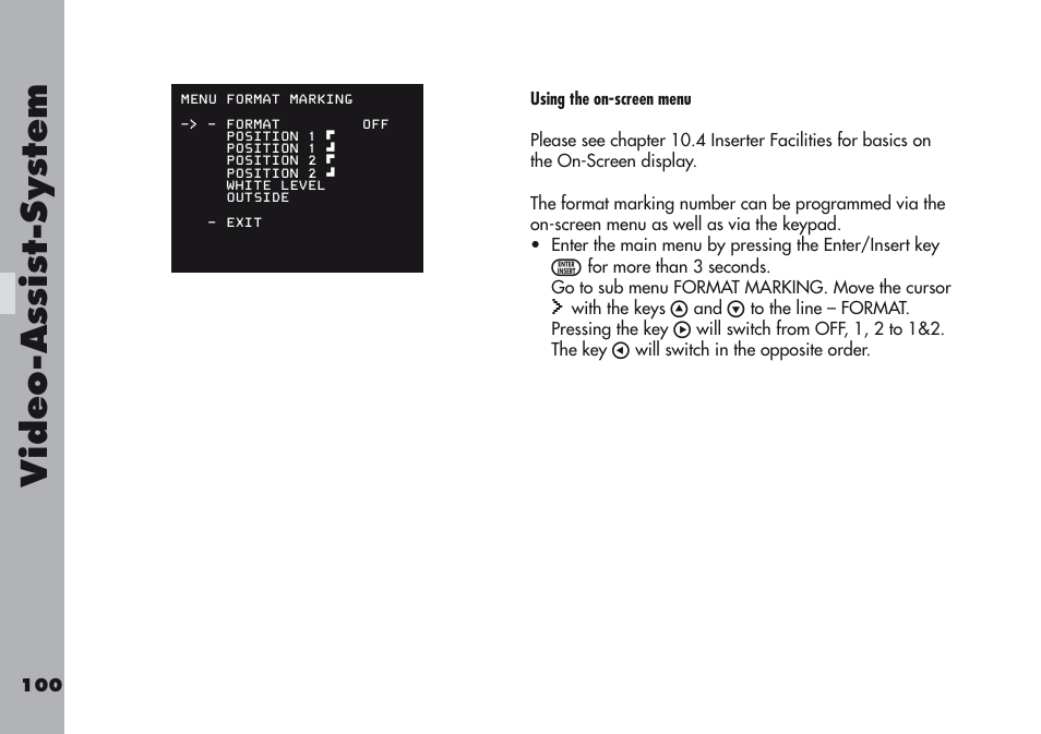 Video-a ss is t-sy stem | ARRI ARRIFLEX 416 User Manual | Page 100 / 240