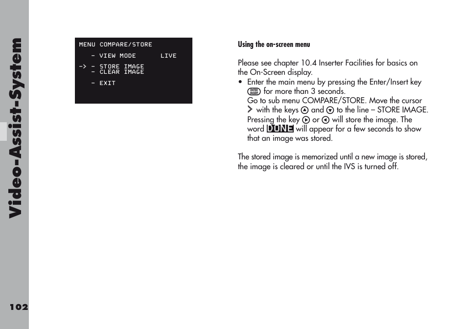 Video-a ss is t-sy stem | ARRI ARRIFLEX 416 User Manual | Page 102 / 240