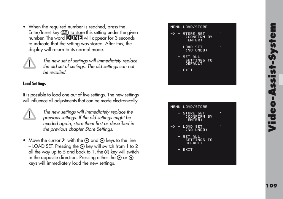 Video-a ss is t-sy stem | ARRI ARRIFLEX 416 User Manual | Page 109 / 240