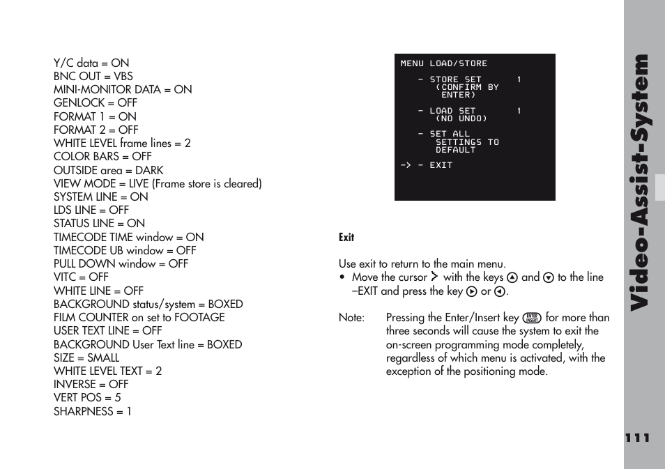 Video-a ss is t-sy stem | ARRI ARRIFLEX 416 User Manual | Page 111 / 240