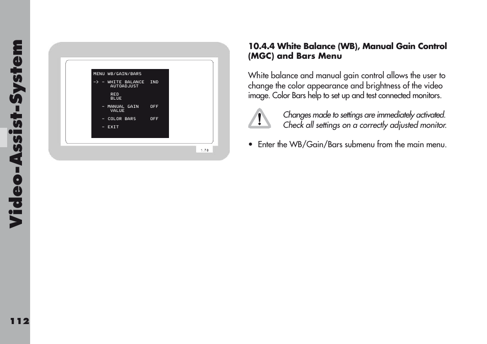 Video-a ss is t-sy stem | ARRI ARRIFLEX 416 User Manual | Page 112 / 240