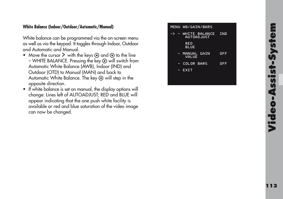 Video-a ss is t-sy stem | ARRI ARRIFLEX 416 User Manual | Page 113 / 240