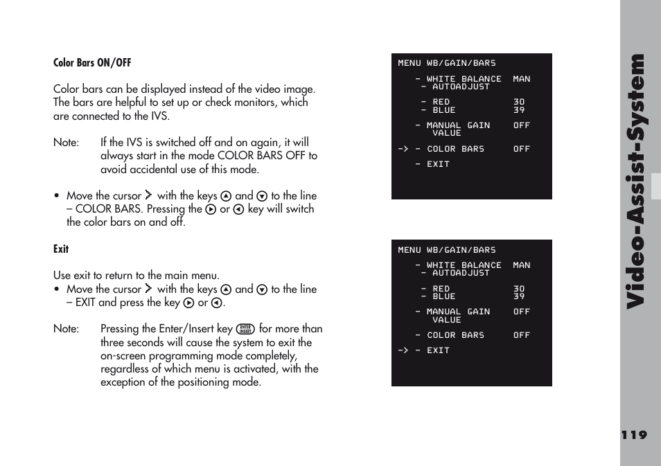 Video-a ss is t-sy stem | ARRI ARRIFLEX 416 User Manual | Page 119 / 240