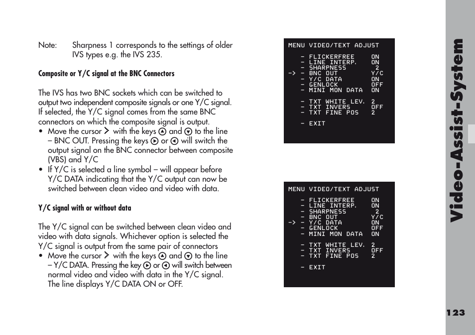 Video-a ss is t-sy stem | ARRI ARRIFLEX 416 User Manual | Page 123 / 240