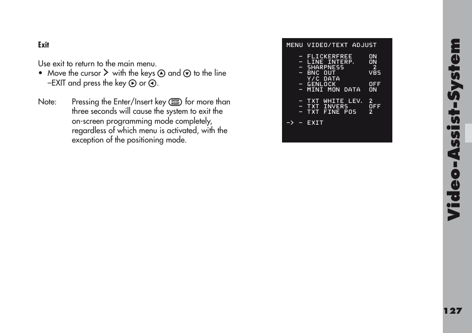 Video-a ss is t-sy stem | ARRI ARRIFLEX 416 User Manual | Page 127 / 240