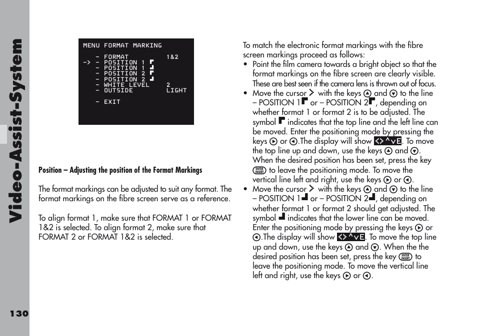 Video-a ss is t-sy stem | ARRI ARRIFLEX 416 User Manual | Page 130 / 240