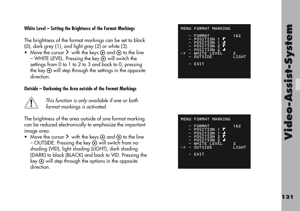 Video-a ss is t-sy stem | ARRI ARRIFLEX 416 User Manual | Page 131 / 240