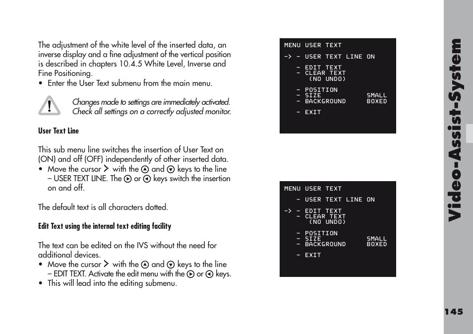 Video-a ss is t-sy stem | ARRI ARRIFLEX 416 User Manual | Page 145 / 240