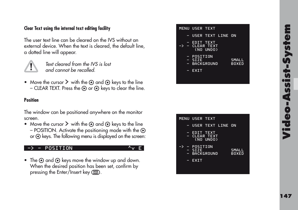 Video-a ss is t-sy stem | ARRI ARRIFLEX 416 User Manual | Page 147 / 240