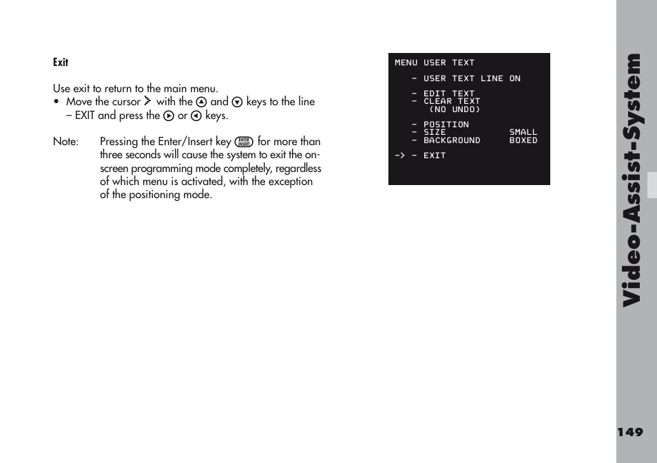 Video-a ss is t-sy stem | ARRI ARRIFLEX 416 User Manual | Page 149 / 240