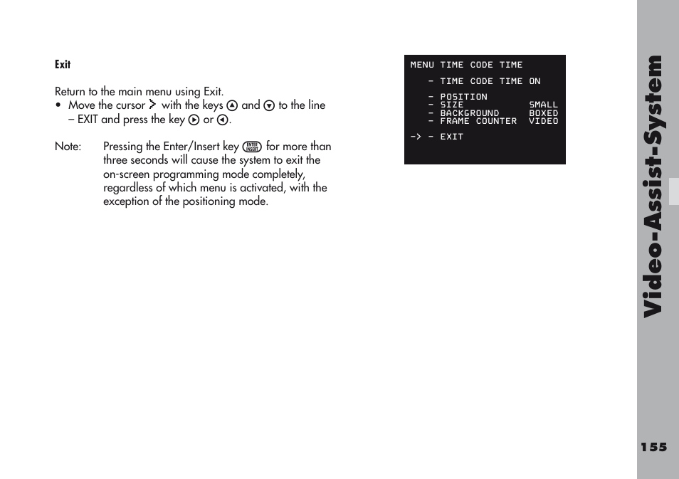 Video-a ss is t-sy stem | ARRI ARRIFLEX 416 User Manual | Page 155 / 240