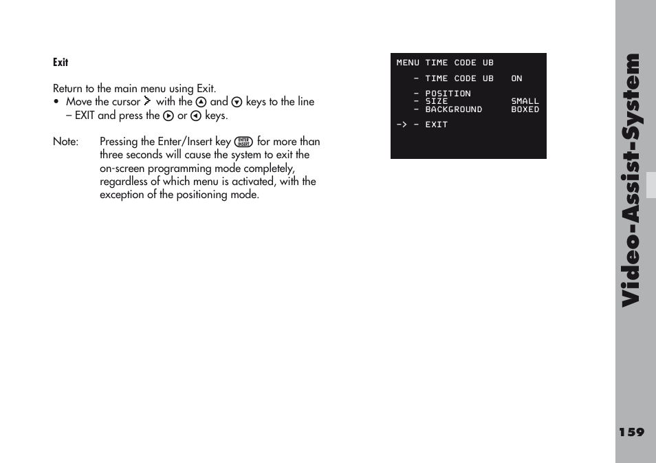 Video-a ss is t-sy stem | ARRI ARRIFLEX 416 User Manual | Page 159 / 240