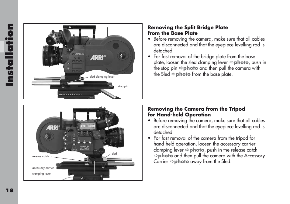 ARRI ARRIFLEX 416 User Manual | Page 18 / 240