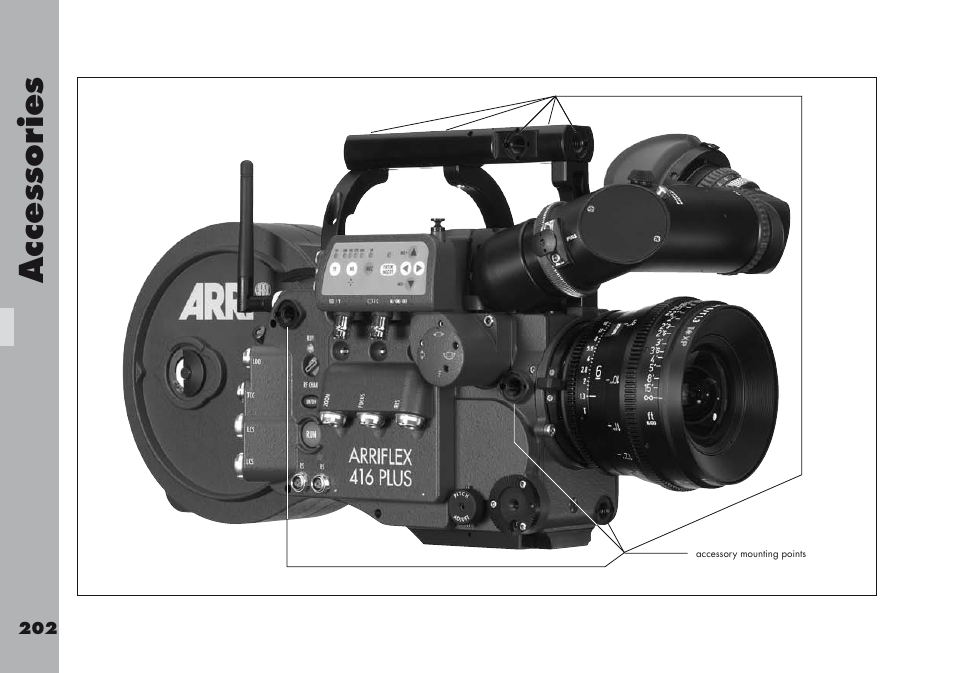 Acce ss orie s | ARRI ARRIFLEX 416 User Manual | Page 202 / 240