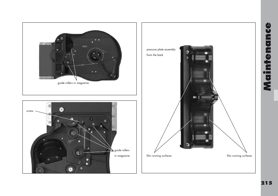 Maintenance | ARRI ARRIFLEX 416 User Manual | Page 215 / 240