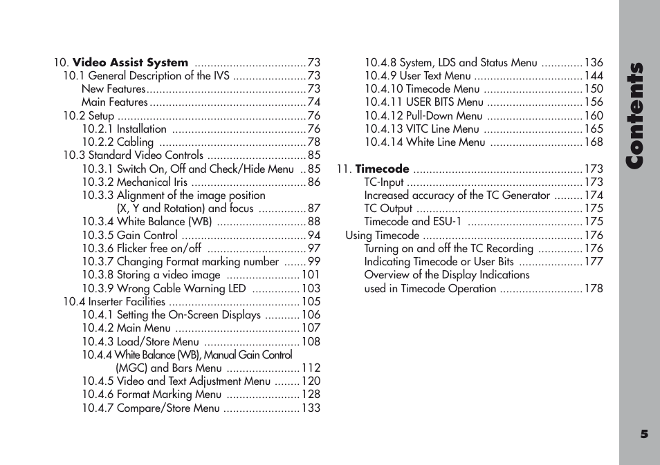 ARRI ARRIFLEX 416 User Manual | Page 5 / 240