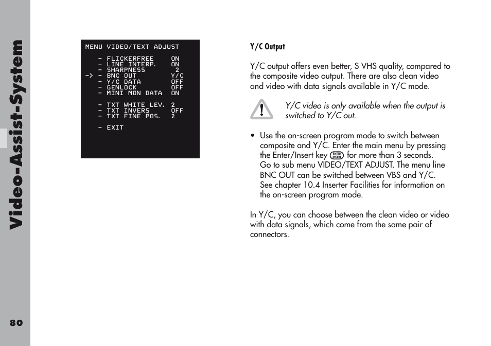 Video-a ss is t-sy stem | ARRI ARRIFLEX 416 User Manual | Page 80 / 240