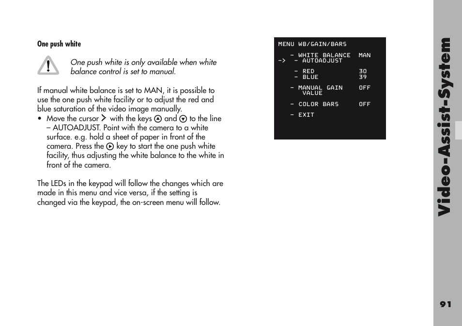 Video-a ss is t-sy stem | ARRI ARRIFLEX 416 User Manual | Page 91 / 240