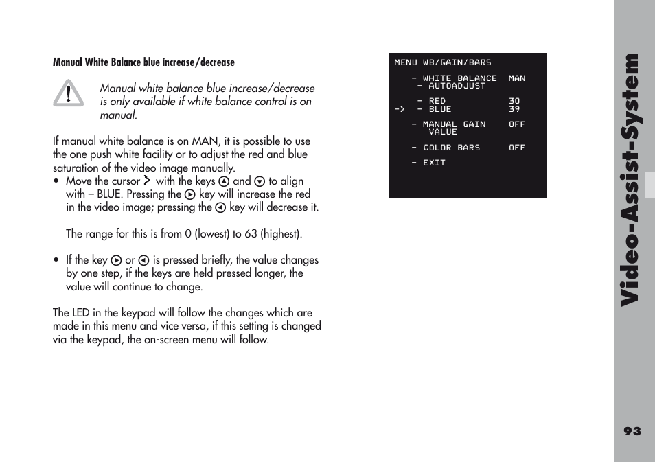 Video-a ss is t-sy stem | ARRI ARRIFLEX 416 User Manual | Page 93 / 240