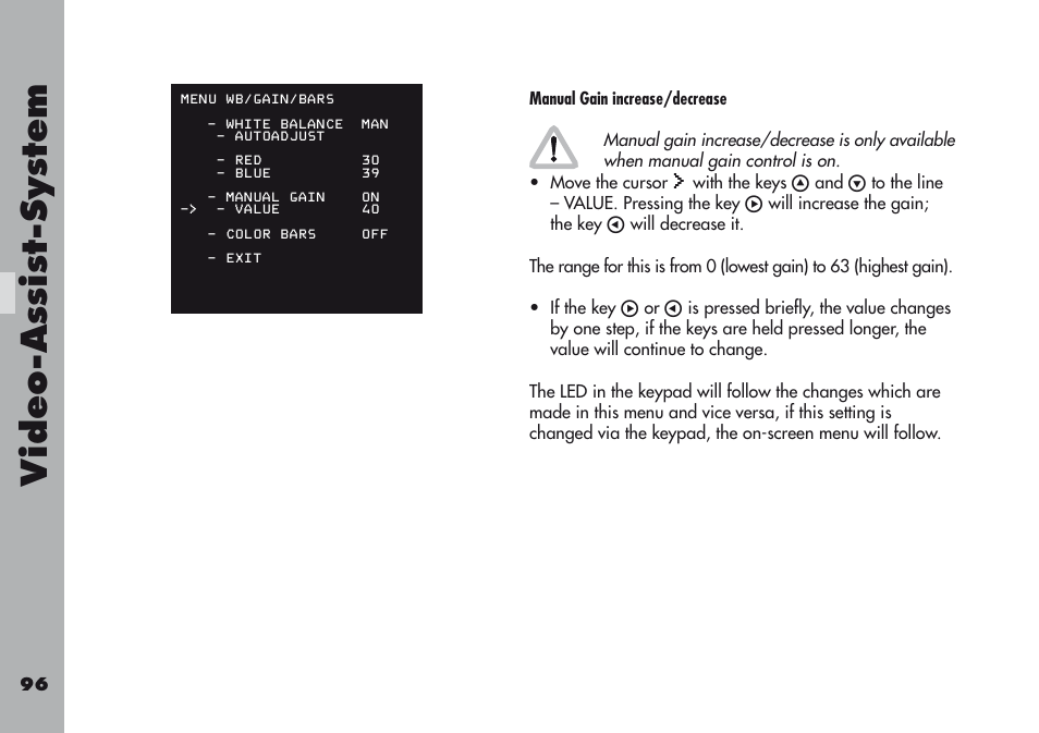 Video-a ss is t-sy stem | ARRI ARRIFLEX 416 User Manual | Page 96 / 240