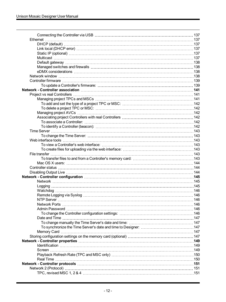 ETC Unison Mosaic Designer v1.11.0 User Manual | Page 12 / 252