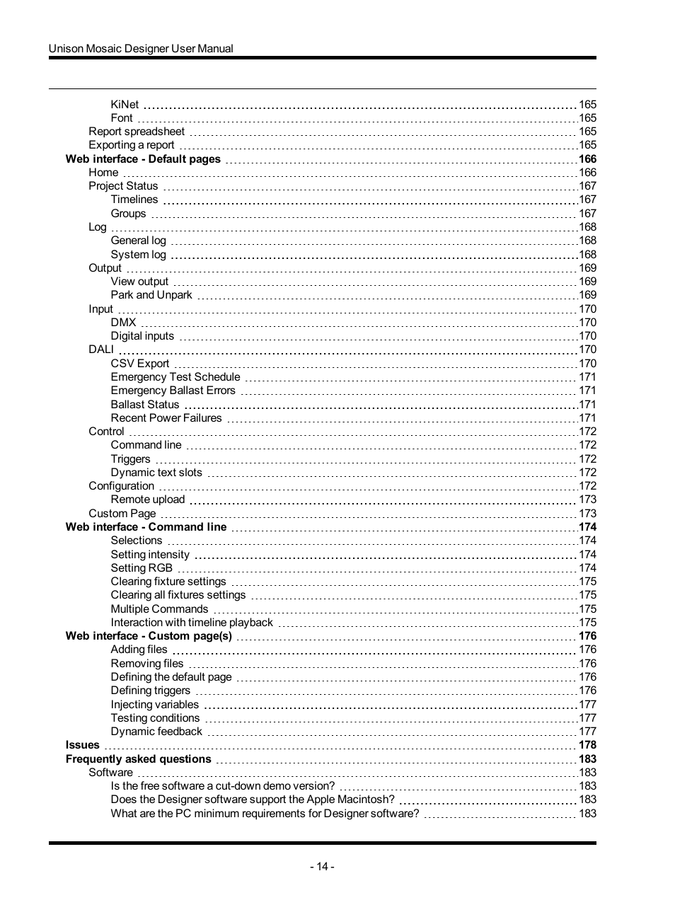 ETC Unison Mosaic Designer v1.11.0 User Manual | Page 14 / 252