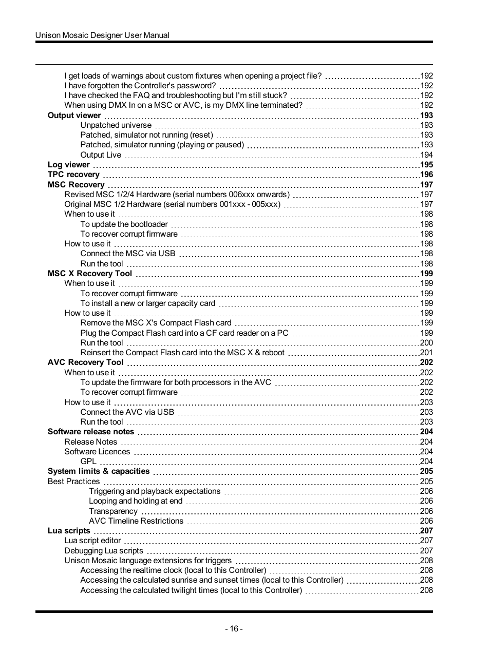 ETC Unison Mosaic Designer v1.11.0 User Manual | Page 16 / 252