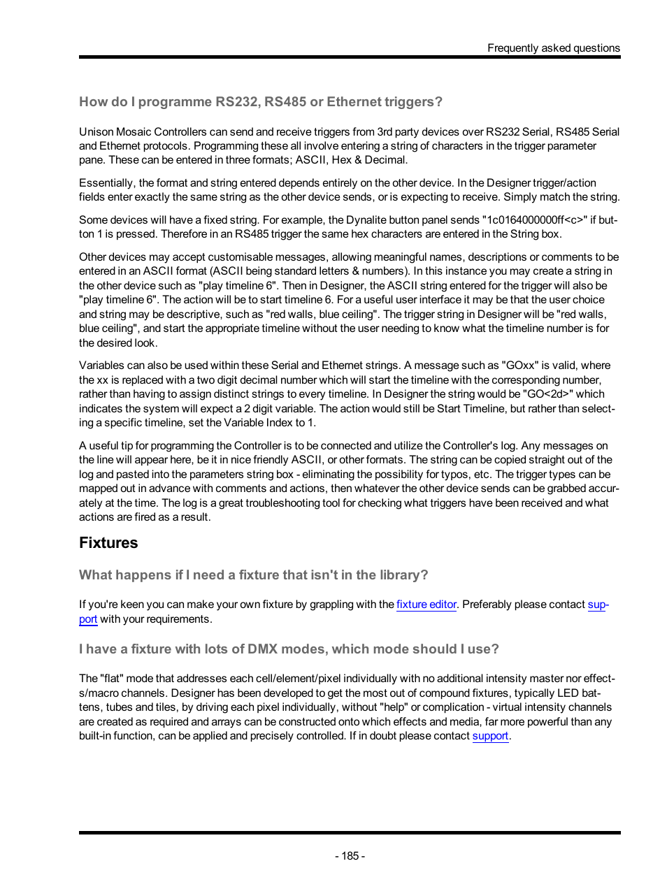 Fixtures | ETC Unison Mosaic Designer v1.11.0 User Manual | Page 185 / 252
