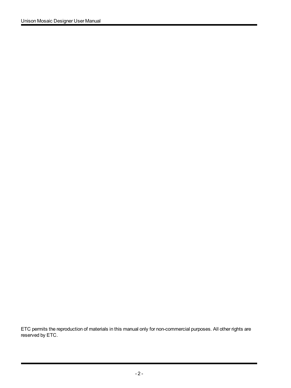 ETC Unison Mosaic Designer v1.11.0 User Manual | Page 2 / 252