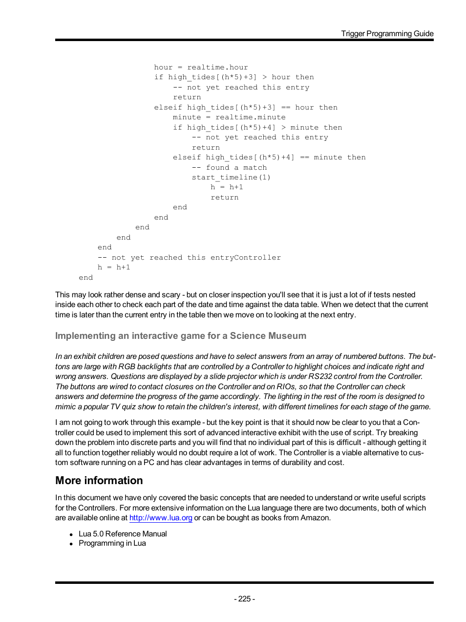 More information | ETC Unison Mosaic Designer v1.11.0 User Manual | Page 225 / 252