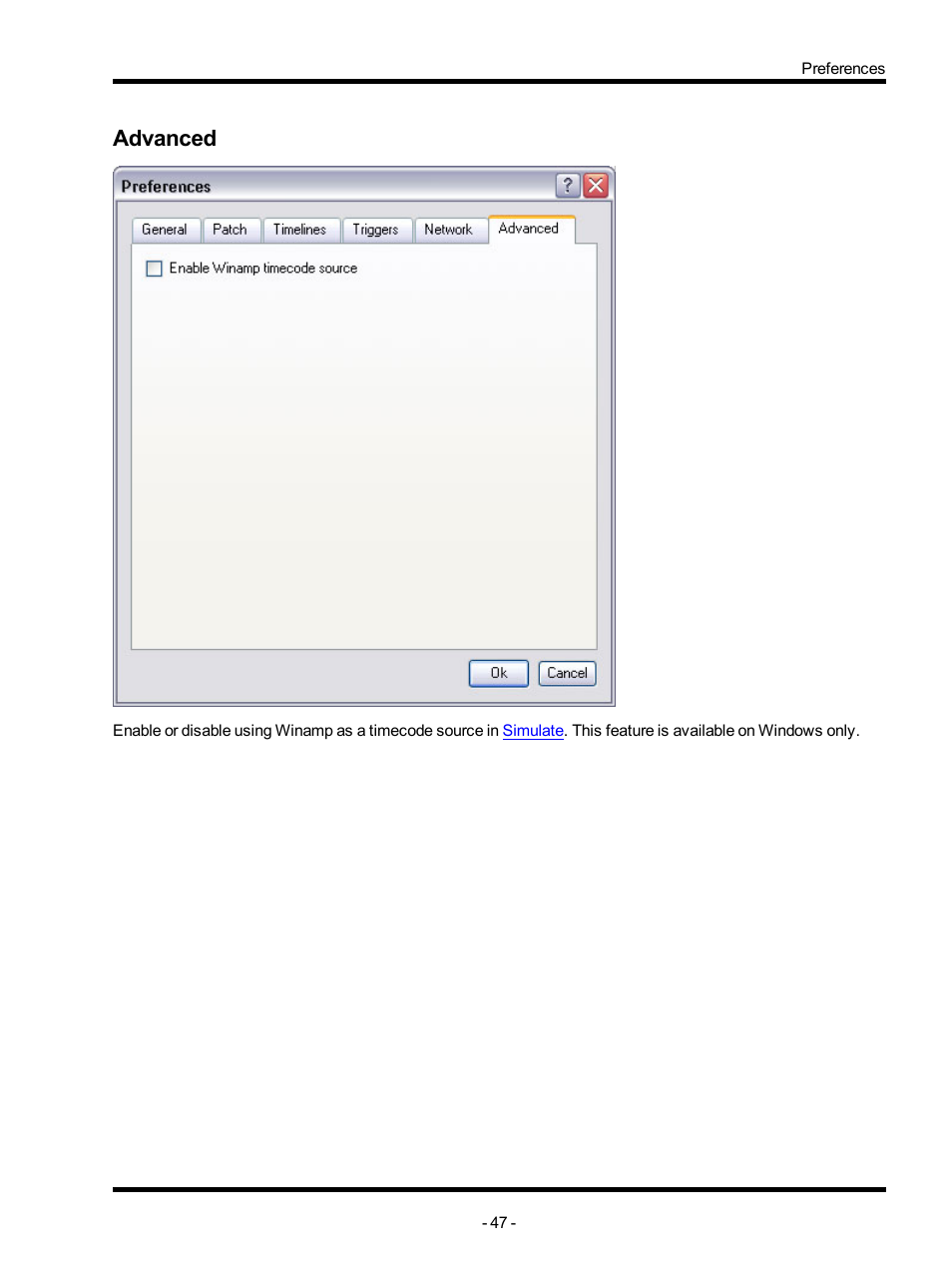 Advanced | ETC Unison Mosaic Designer v1.11.0 User Manual | Page 47 / 252
