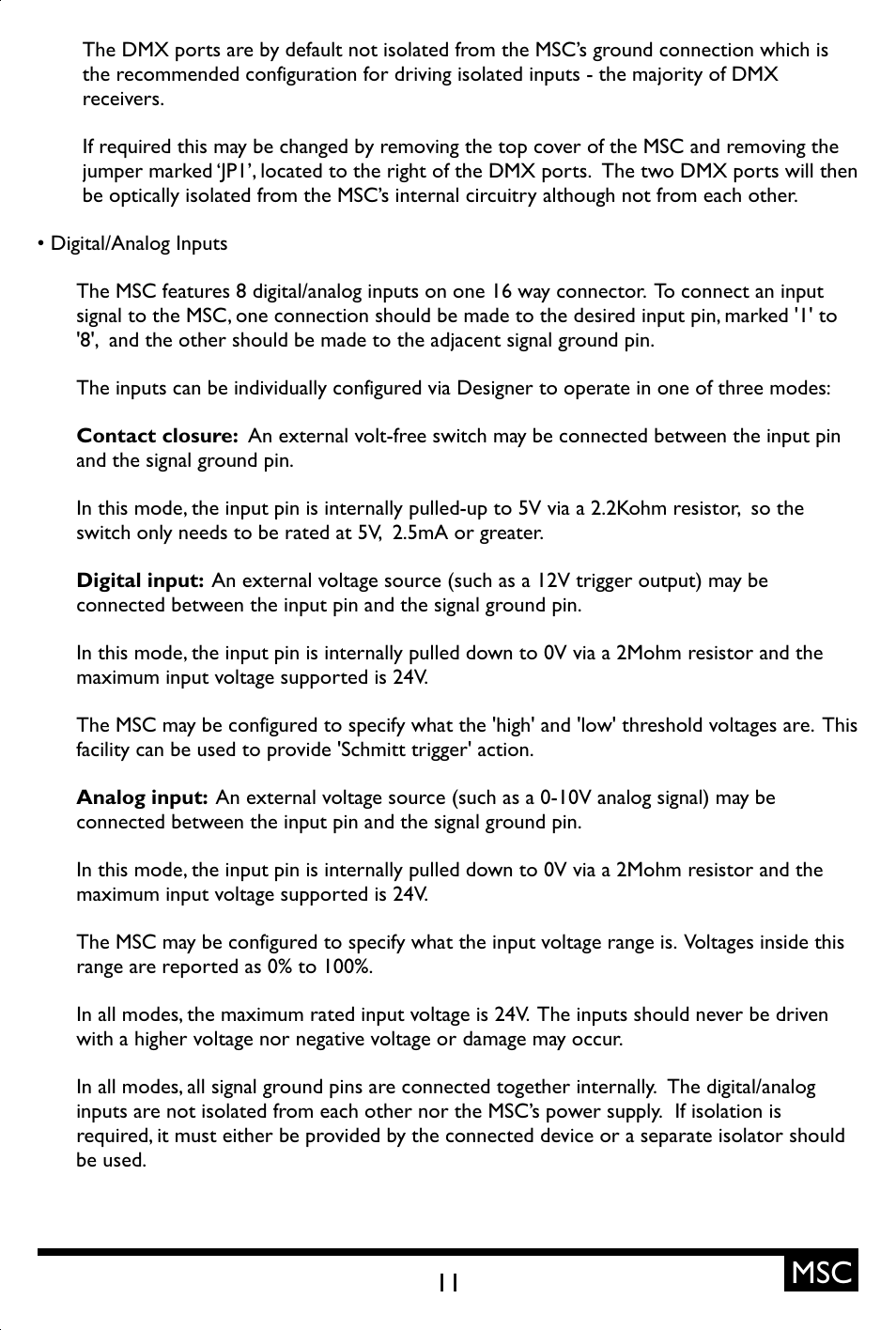 ETC Unison Mosaic Show Control User Manual | Page 11 / 48