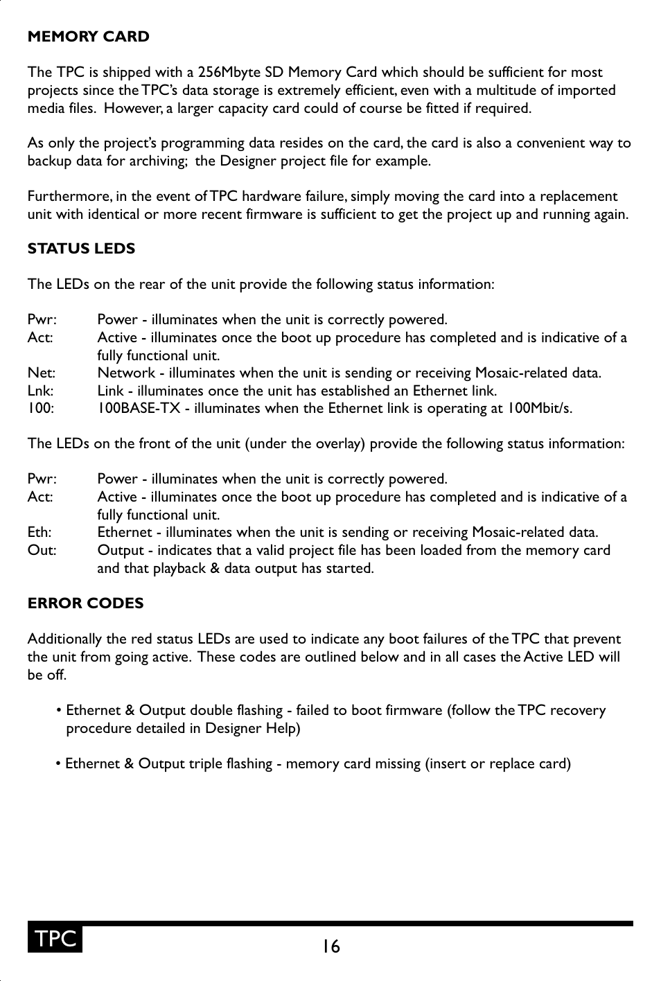ETC Unison Mosaic Show Control User Manual | Page 16 / 48