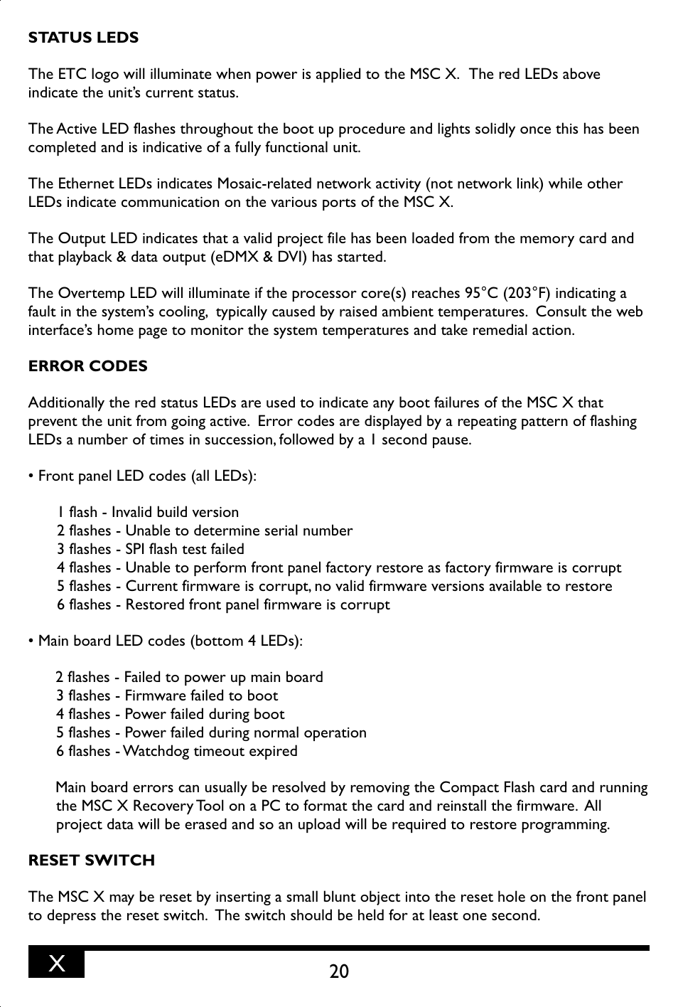 ETC Unison Mosaic Show Control User Manual | Page 20 / 48