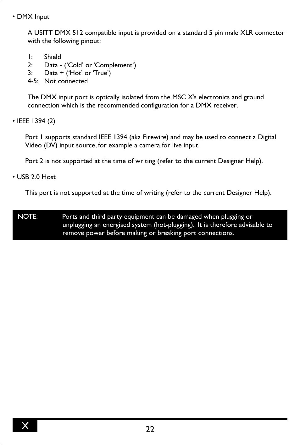 ETC Unison Mosaic Show Control User Manual | Page 22 / 48