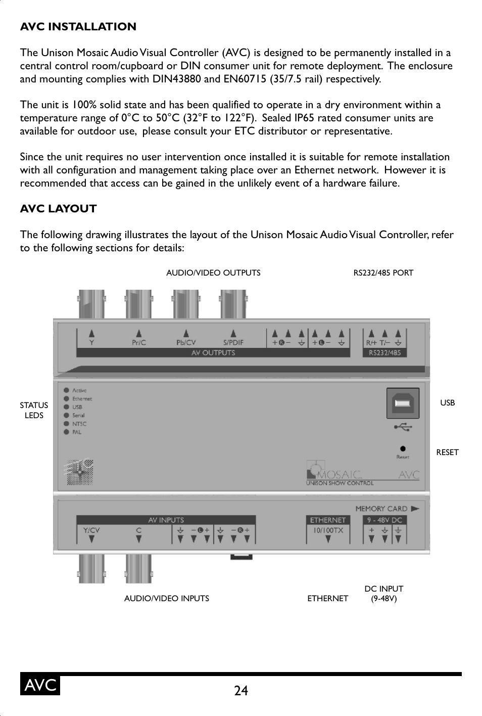 ETC Unison Mosaic Show Control User Manual | Page 24 / 48