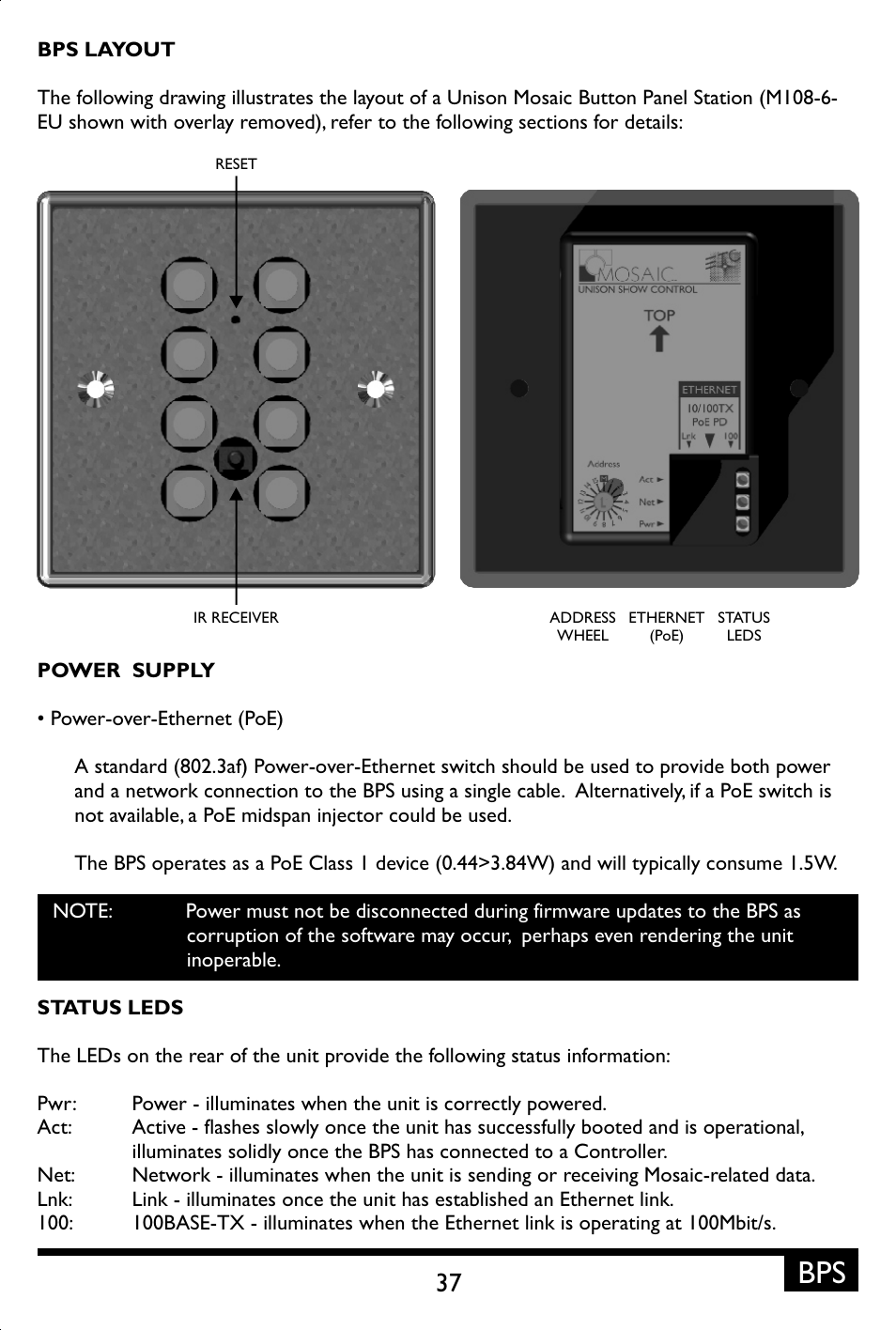 ETC Unison Mosaic Show Control User Manual | Page 37 / 48