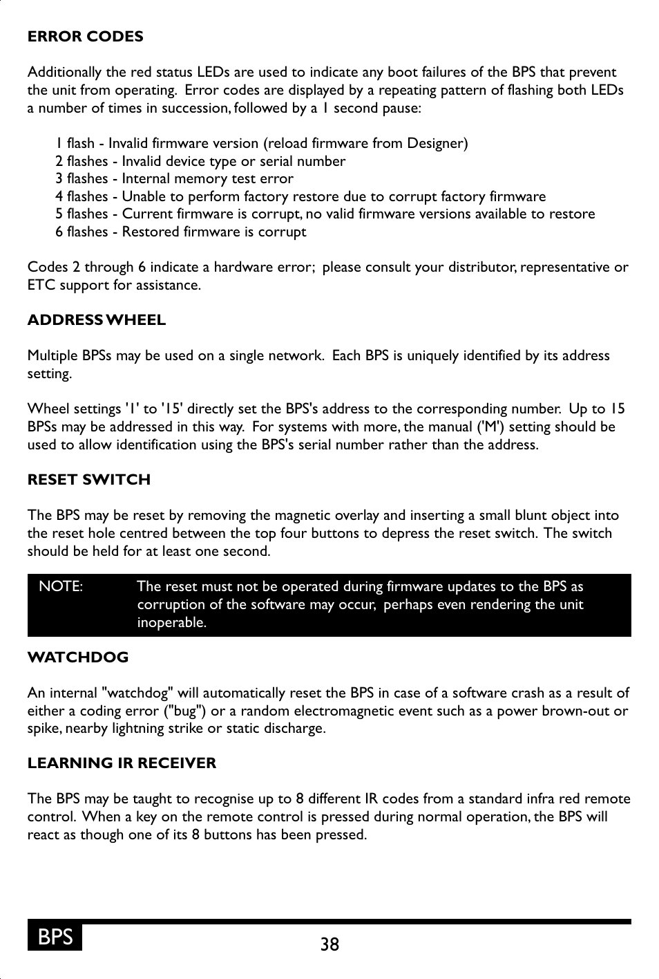 ETC Unison Mosaic Show Control User Manual | Page 38 / 48