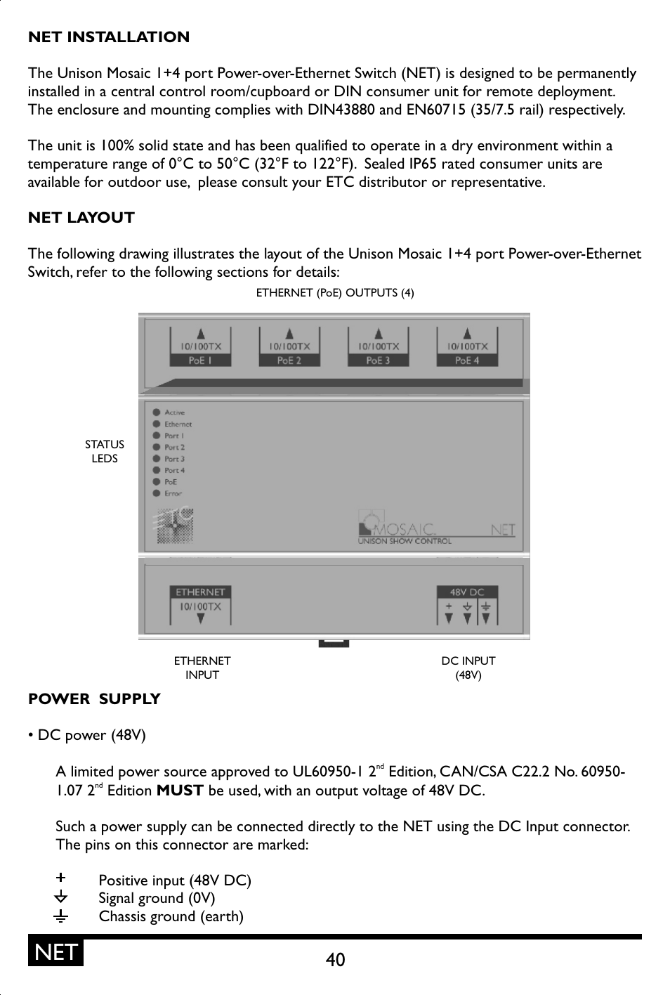 ETC Unison Mosaic Show Control User Manual | Page 40 / 48