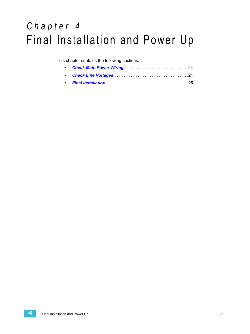 Final installation and power up | ETC Unison ERn Wall-mount Control Enclosure User Manual | Page 27 / 44