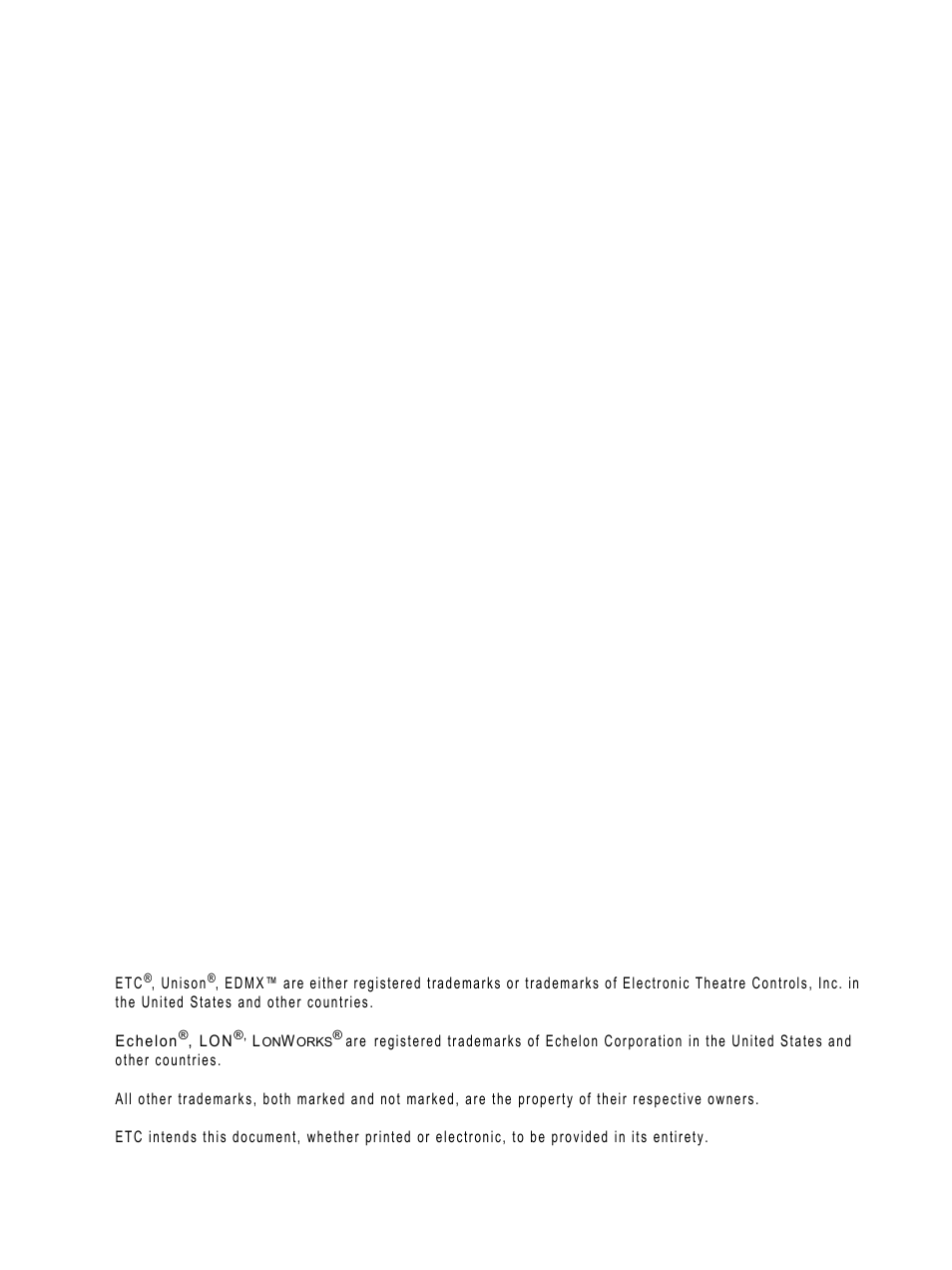 ETC Unison ERn Rack-mount Control Enclosure User Manual | Page 2 / 36