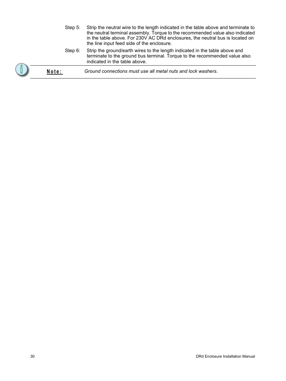 N o t e | ETC Unison DRd Dimming Rack Enclosure User Manual | Page 34 / 68