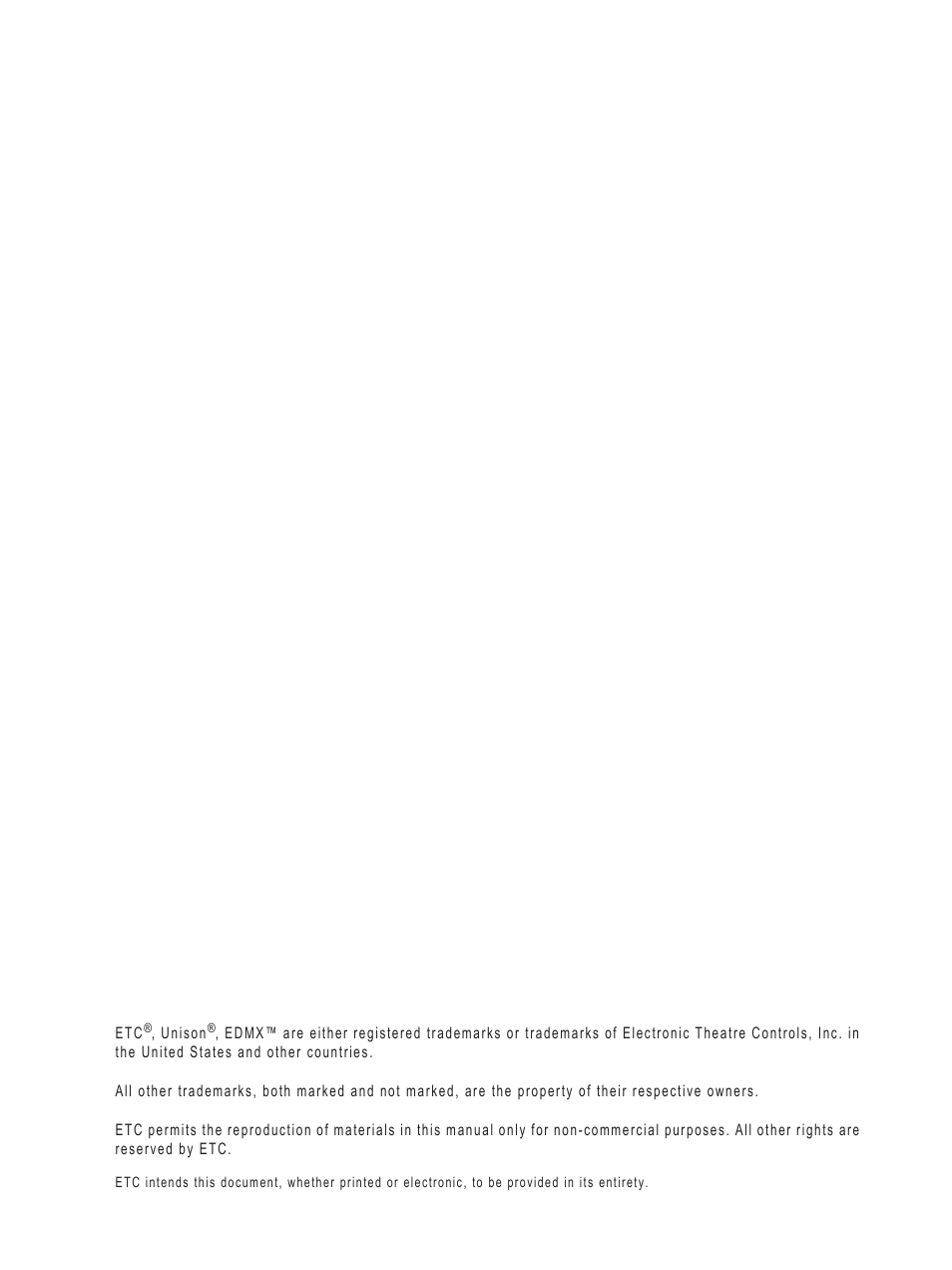 ETC Unison Auxiliary Enclosure Series User Manual | Page 2 / 24