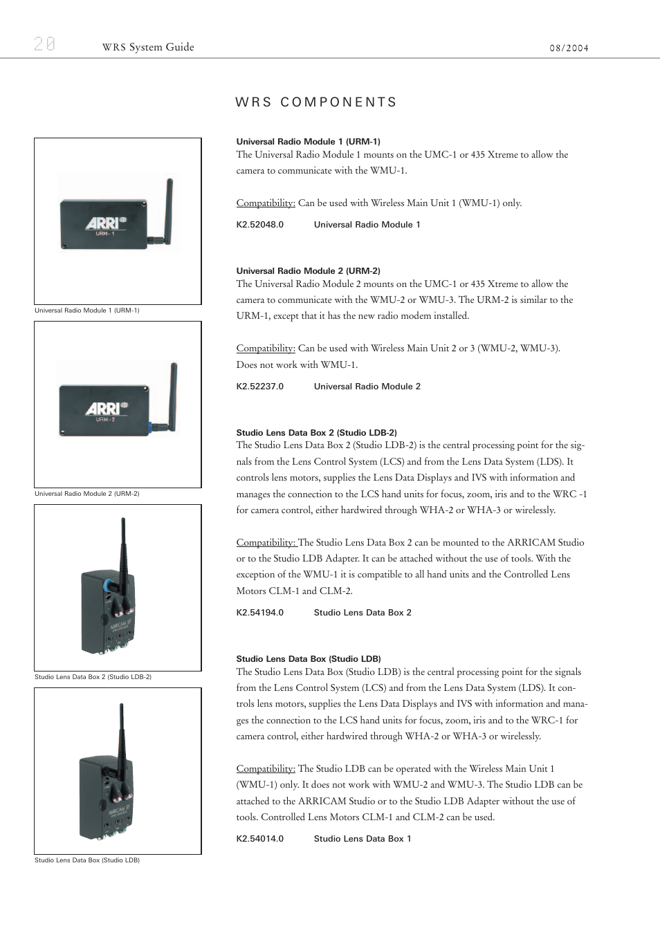 ARRI ARRIFLEX 435 User Manual | Page 20 / 32
