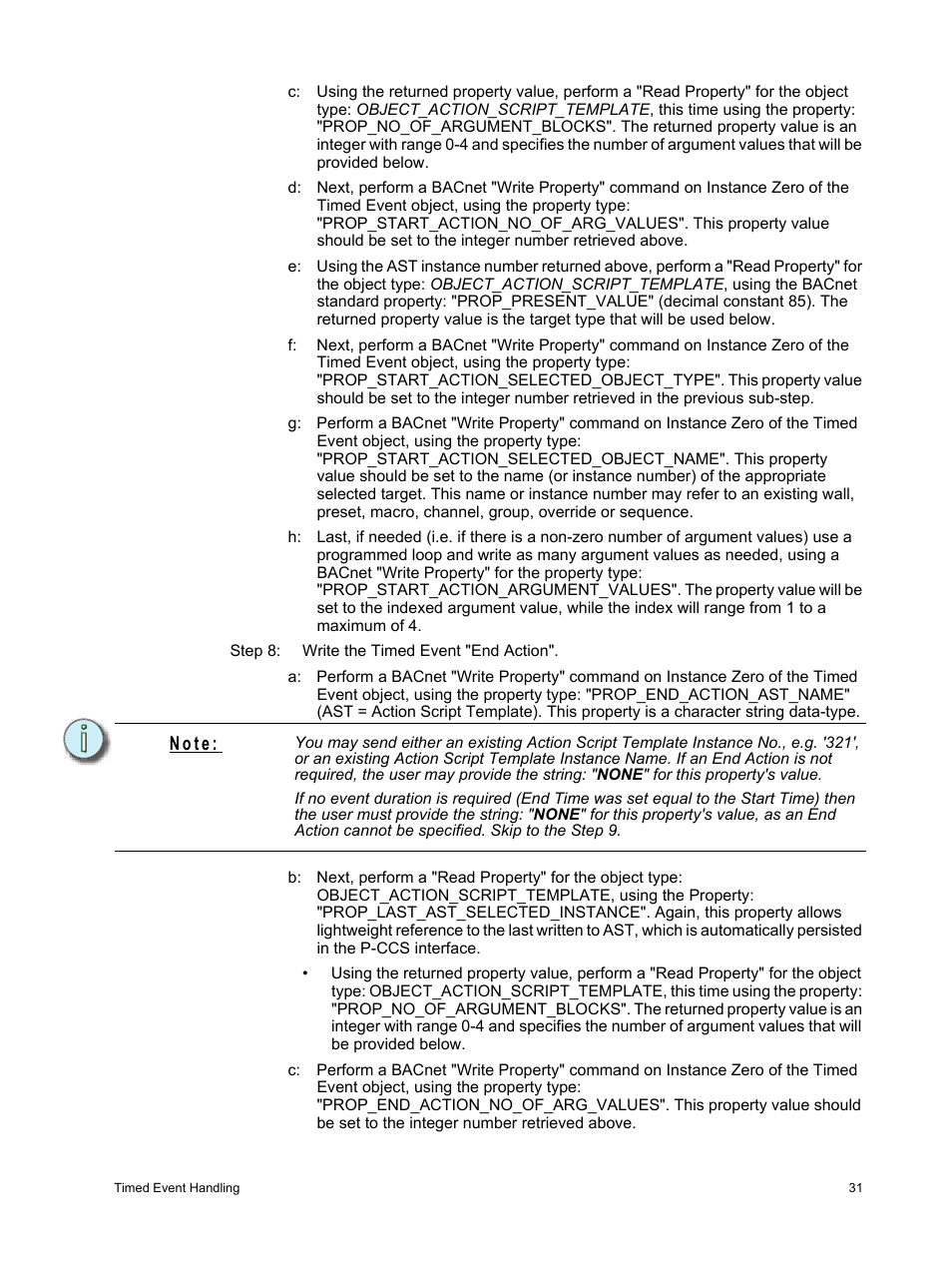 N o t e | ETC Unison Paradigm Central Control Server BACnet Interface Reference Guide User Manual | Page 35 / 40