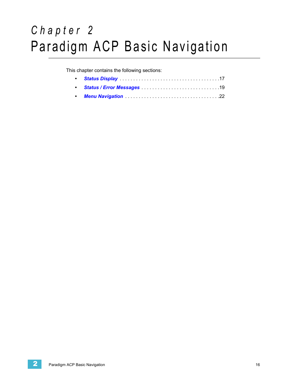 Paradigm acp basic navigation | ETC Unison Paradigm ACP Configuration Manual v2.1.2 User Manual | Page 21 / 100