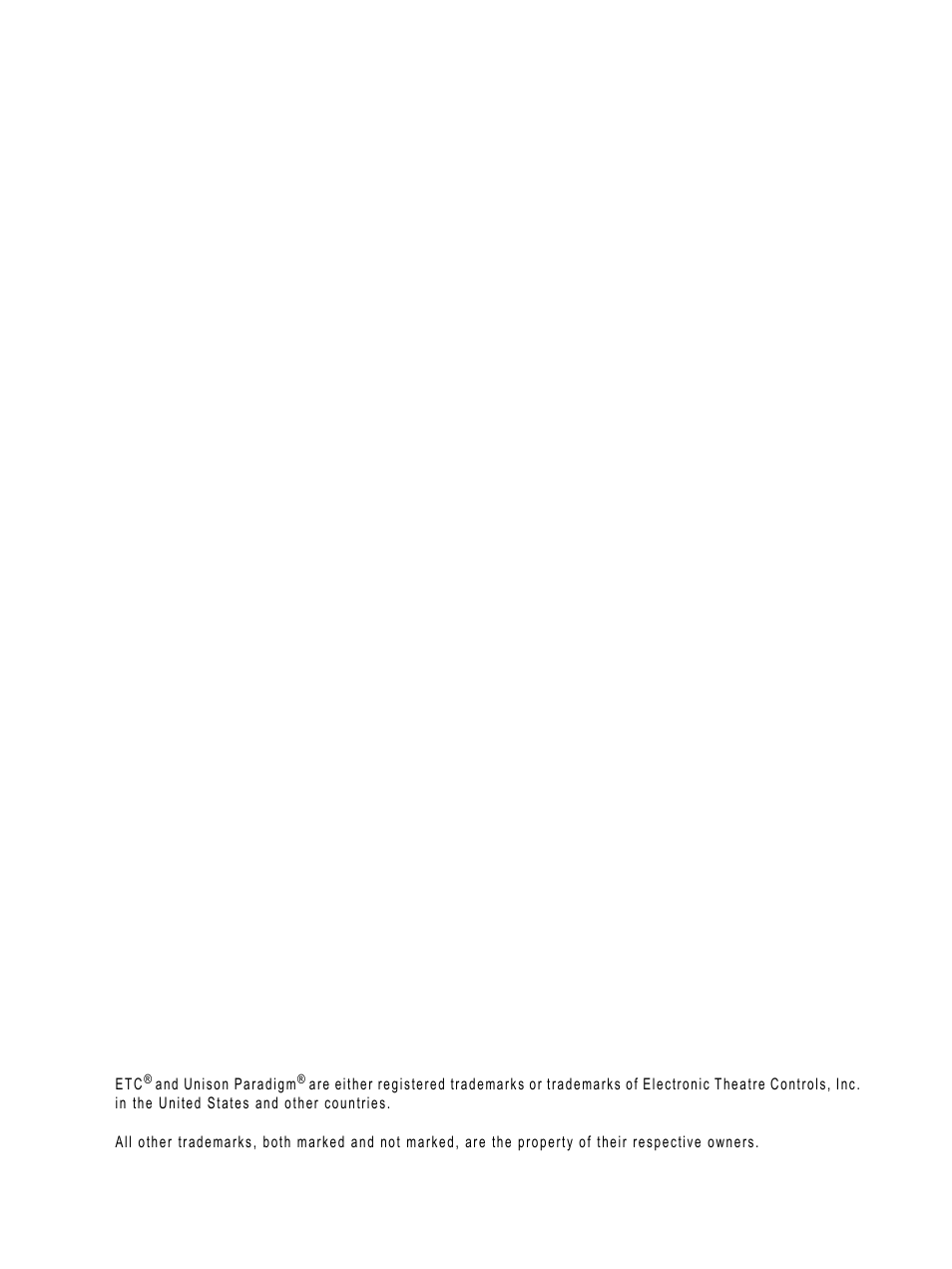 ETC Unison Paradigm Handheld Touchscreen and Wireless Accessories User Manual | Page 2 / 44