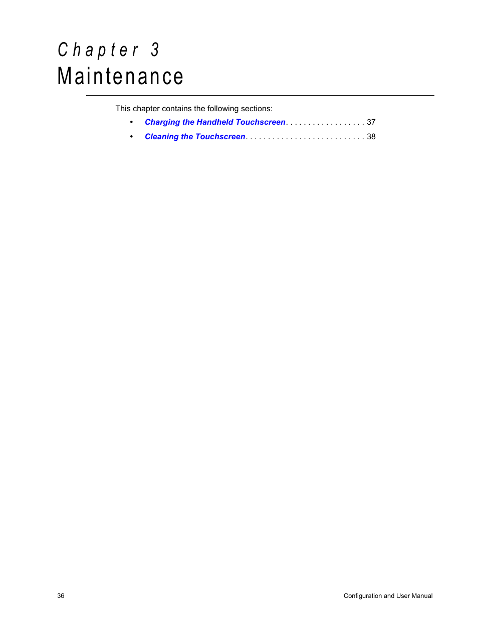 Maintenance, C h a p t e r 3 | ETC Unison Paradigm Handheld Touchscreen and Wireless Accessories User Manual | Page 40 / 44