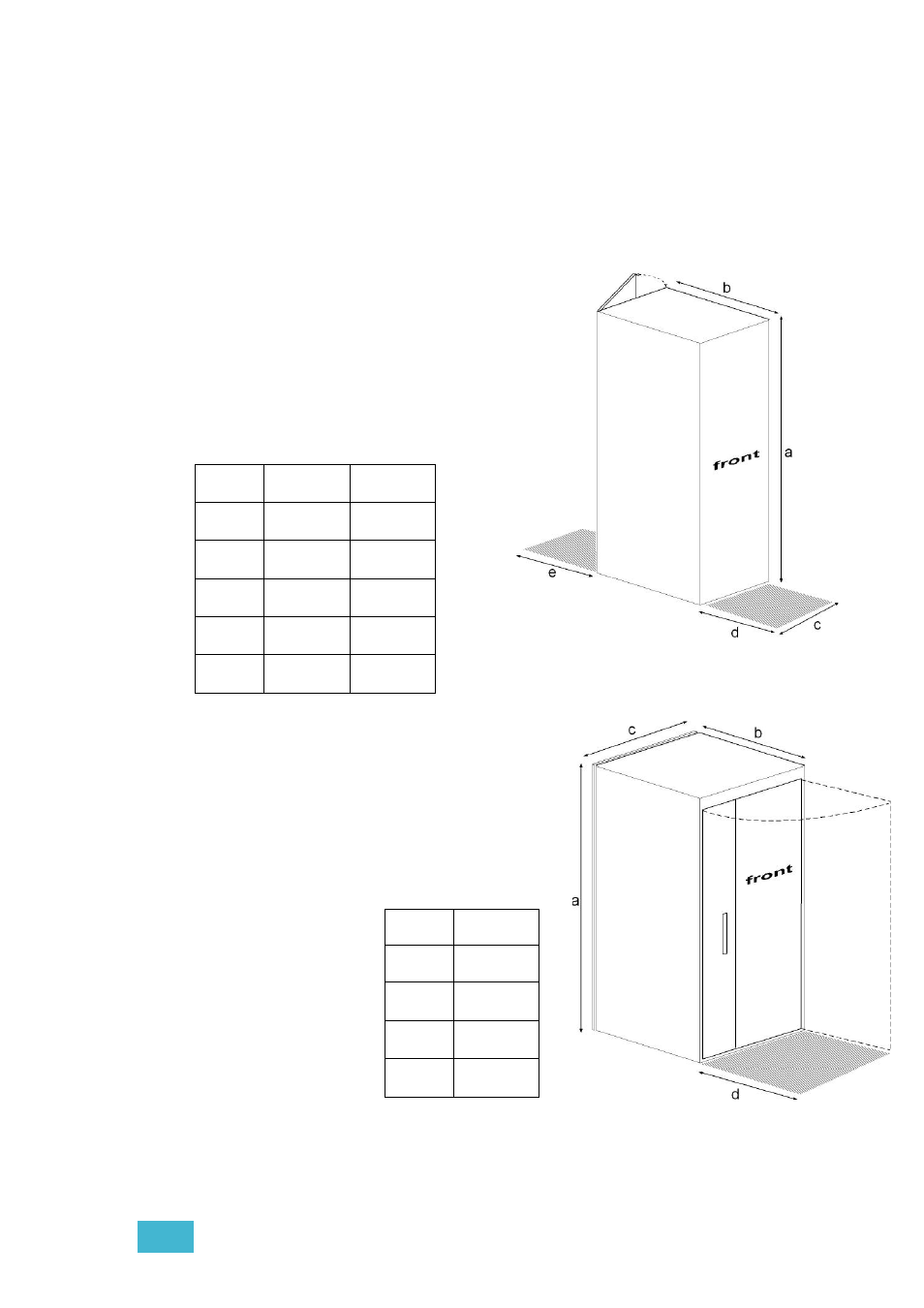 Positioning of racks, Description (rear access racks), Description (swing frame racks) | ETC Matrix MkII Rack User Manual | Page 13 / 32