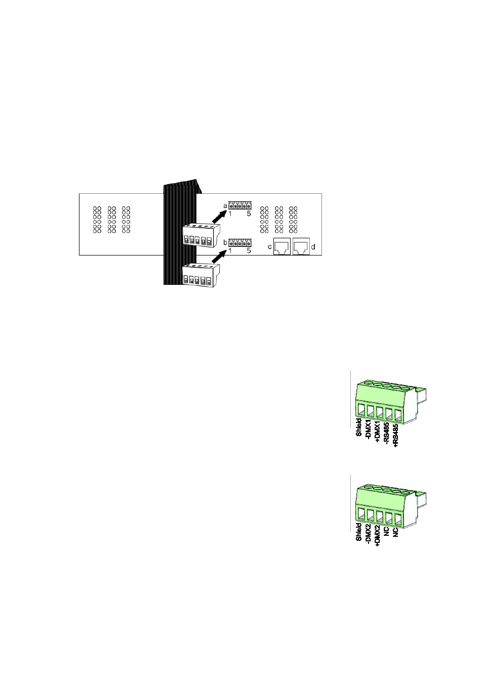 Installing data cables, Ethernet, Discrete dmx | ETC Matrix MkII Rack User Manual | Page 18 / 32